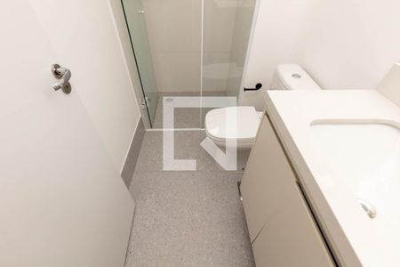 Banheiro de kitnet/studio para alugar com 1 quarto, 33m² em Santa Cecilia, São Paulo