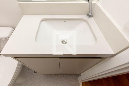 Banheiro de kitnet/studio para alugar com 1 quarto, 33m² em Santa Cecilia, São Paulo