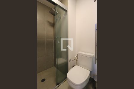 Banheiro da Suíte de kitnet/studio à venda com 1 quarto, 30m² em Vila Olímpia, São Paulo