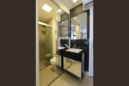 Banheiro da Suíte de kitnet/studio à venda com 1 quarto, 30m² em Vila Olímpia, São Paulo