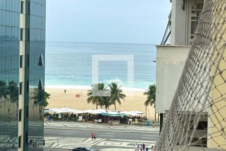 Sala - Vista  de apartamento à venda com 3 quartos, 115m² em Copacabana, Rio de Janeiro