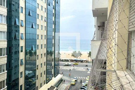 Sala - Vista  de apartamento à venda com 3 quartos, 115m² em Copacabana, Rio de Janeiro