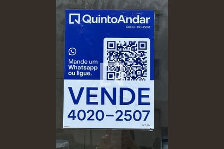 Plaquinha instalada de apartamento à venda com 1 quarto, 47m² em Santa Amelia, Belo Horizonte