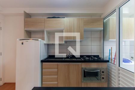 Cozinha de apartamento à venda com 1 quarto, 32m² em Vila Graciosa, São Paulo