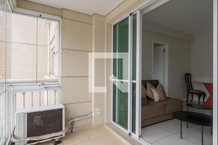 Varanda da Sala de apartamento para alugar com 1 quarto, 36m² em Bela Vista, São Paulo