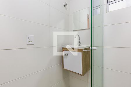 Banheiro de kitnet/studio para alugar com 1 quarto, 41m² em Jardim Guarau, São Paulo