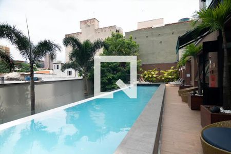 Área comum - Piscina de kitnet/studio para alugar com 1 quarto, 40m² em Bela Vista, São Paulo