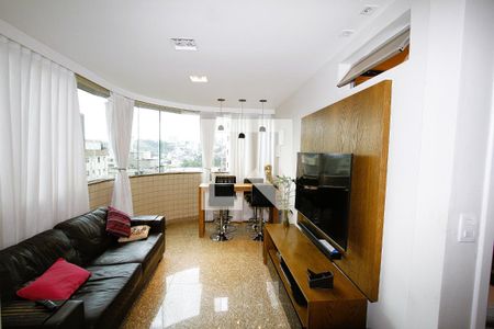 Varanda da Sala de apartamento à venda com 4 quartos, 125m² em Buritis, Belo Horizonte