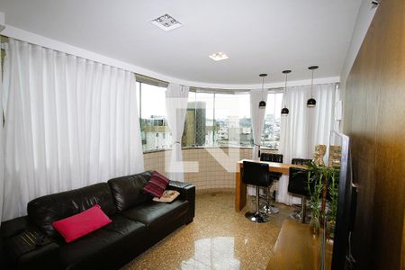 Varanda da Sala de apartamento à venda com 4 quartos, 125m² em Buritis, Belo Horizonte