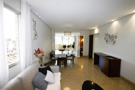 Sala de apartamento à venda com 4 quartos, 125m² em Buritis, Belo Horizonte