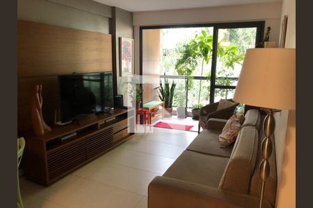 Sala de apartamento à venda com 4 quartos, 124m² em Botafogo, Rio de Janeiro