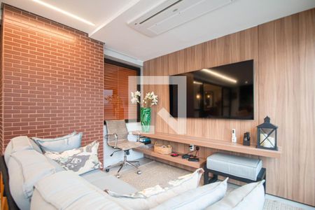 Varanda da Sala de apartamento à venda com 3 quartos, 210m² em Vila Cruzeiro, São Paulo