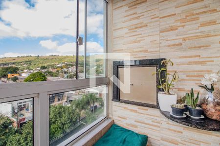 Sala - Varanda de apartamento à venda com 2 quartos, 47m² em Morro Santana, Porto Alegre
