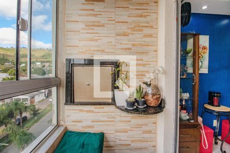 Sala - Varanda de apartamento à venda com 2 quartos, 47m² em Morro Santana, Porto Alegre