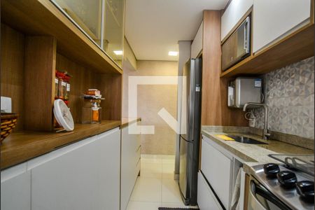 Cozinha e Área de Serviço de apartamento à venda com 2 quartos, 52m² em Vila Sao Pedro, Santo André