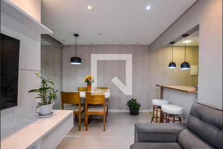 Sala de apartamento à venda com 2 quartos, 52m² em Vila Sao Pedro, Santo André