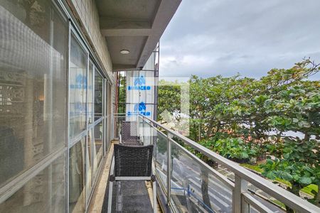 Varanda da Sala de apartamento para alugar com 5 quartos, 160m² em Jardim Las Palmas, Guarujá