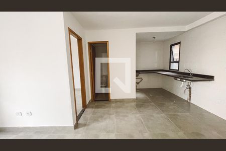 Sala/Cozinha de apartamento à venda com 1 quarto, 38m² em Vila Dom Pedro Ii, São Paulo