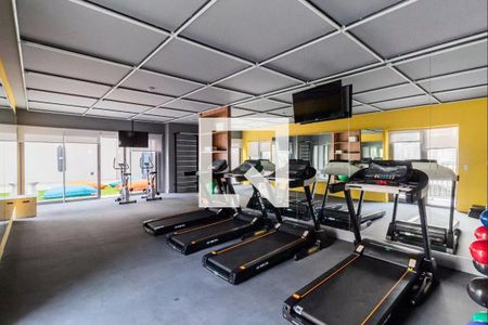 Área comum - Academia de kitnet/studio à venda com 1 quarto, 28m² em Pinheiros, São Paulo