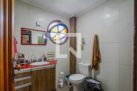 Banheiro Social de apartamento à venda com 3 quartos, 119m² em Vila Bastos, Santo André