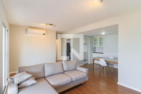 Sala de apartamento à venda com 3 quartos, 124m² em Brooklin, São Paulo
