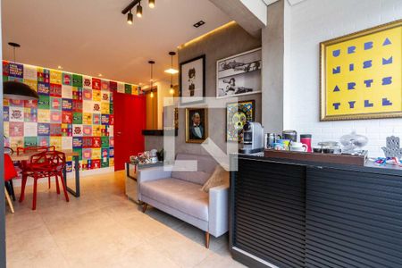 Sala de apartamento à venda com 1 quarto, 40m² em Campo Belo, São Paulo