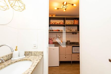 Banheiro de kitnet/studio à venda com 1 quarto, 25m² em Bela Vista, São Paulo