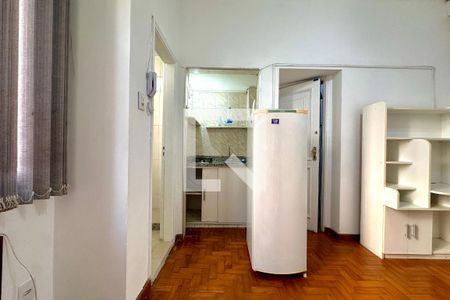 Cozinha de kitnet/studio para alugar com 1 quarto, 22m² em Flamengo, Rio de Janeiro