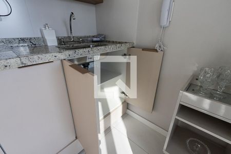 Cozinha de kitnet/studio para alugar com 1 quarto, 26m² em Perdizes, São Paulo