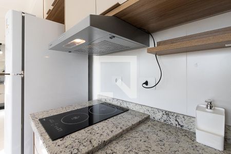Cozinha de kitnet/studio para alugar com 1 quarto, 26m² em Perdizes, São Paulo