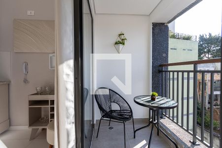 Varanda - Studio de kitnet/studio para alugar com 1 quarto, 26m² em Perdizes, São Paulo