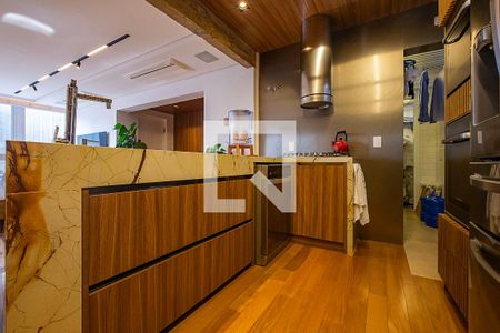 Sala/Cozinha de apartamento à venda com 2 quartos, 137m² em Jardim Paulista, São Paulo