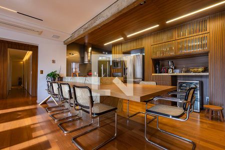 Sala/Cozinha de apartamento à venda com 2 quartos, 137m² em Jardim Paulista, São Paulo