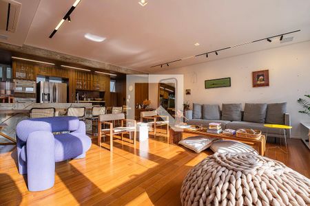 Sala/Cozinha de apartamento à venda com 2 quartos, 137m² em Jardim Paulista, São Paulo