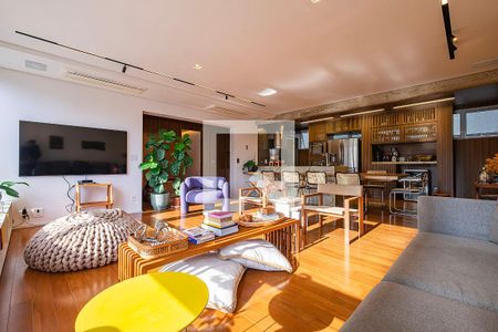 Sala/Cozinha de apartamento à venda com 2 quartos, 137m² em Jardim Paulista, São Paulo