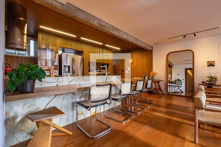 Sala/Cozinha de apartamento à venda com 2 quartos, 137m² em Jardim Paulista, São Paulo