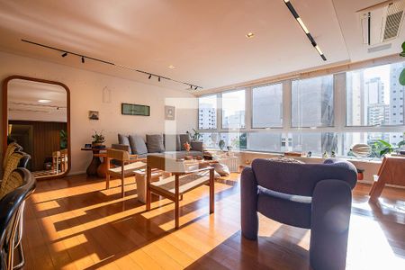 Sala/Cozinha de apartamento à venda com 2 quartos, 137m² em Jardim Paulista, São Paulo