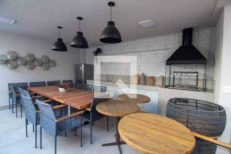 Área comum - Churrasqueira de kitnet/studio à venda com 1 quarto, 28m² em Brooklin, São Paulo
