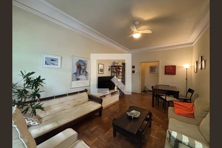 Sala de apartamento à venda com 3 quartos, 105m² em Leblon, Rio de Janeiro