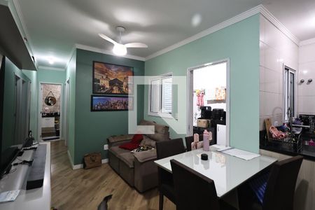 Sala de apartamento à venda com 2 quartos, 57m² em Vila Príncipe de Gales, Santo André