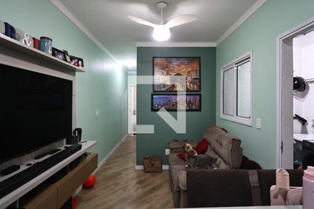 Sala de apartamento à venda com 2 quartos, 57m² em Vila Príncipe de Gales, Santo André