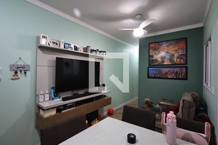 Sala de apartamento à venda com 2 quartos, 57m² em Vila Príncipe de Gales, Santo André