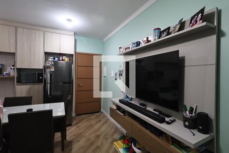 Sala de apartamento à venda com 2 quartos, 57m² em Vila Príncipe de Gales, Santo André