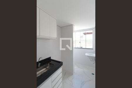 Cozinha e Área de Serviço de apartamento à venda com 2 quartos, 60m² em Santa Branca, Belo Horizonte