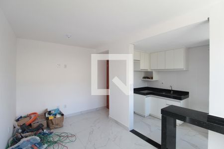 Sala de apartamento à venda com 2 quartos, 60m² em Santa Branca, Belo Horizonte
