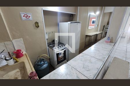 Área comum - Salão de festas de apartamento para alugar com 1 quarto, 60m² em Pompéia , Santos