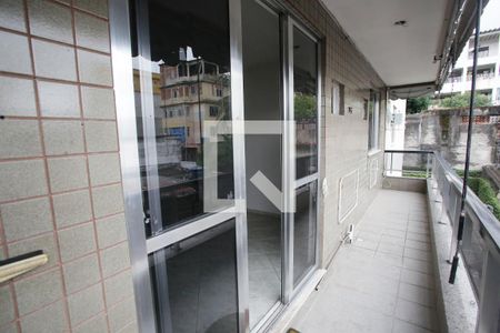 Varanda da Sala de apartamento à venda com 3 quartos, 84m² em Pechincha, Rio de Janeiro