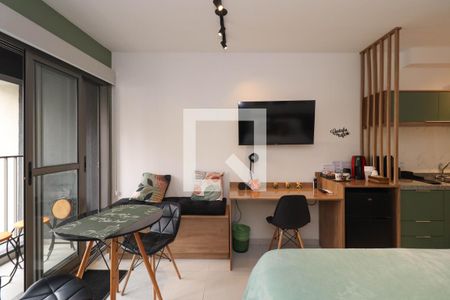Sala/Quarto de kitnet/studio à venda com 1 quarto, 27m² em Cerqueira César, São Paulo