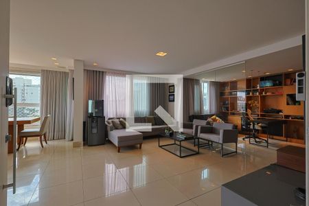 Sala de apartamento à venda com 3 quartos, 138m² em São Pedro, Belo Horizonte