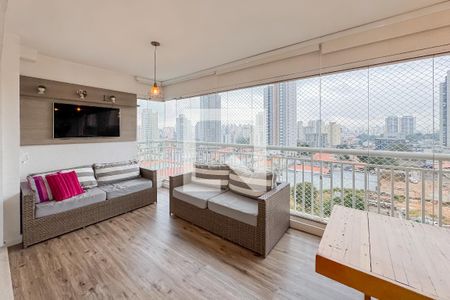 Varanda gourmet de apartamento à venda com 3 quartos, 127m² em Altos do Ipiranga, São Paulo